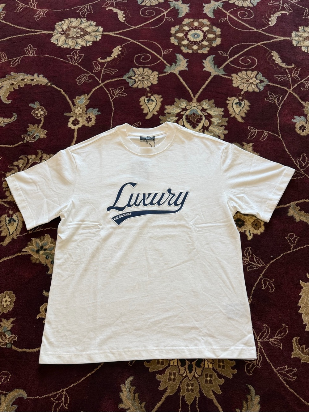 Balenciaga white luxury tee